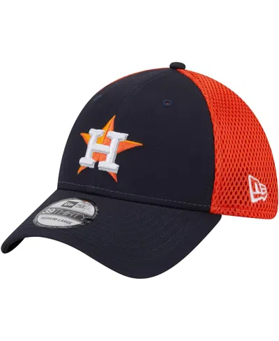 NEW ERA MEN'S NAVY HOUSTON ASTROS TEAM NEO 39THIRTY FLEX HAT