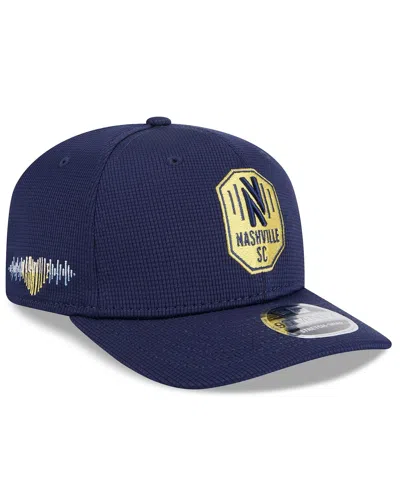 NEW ERA MEN'S NAVY NASHVILLE SC 2025 JERSEY HOOK 9SEVENTY STRETCH-SNAP HAT