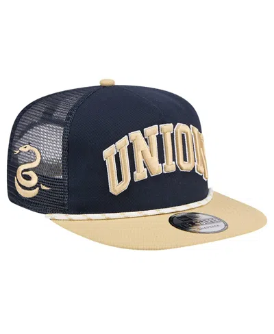 NEW ERA MEN'S NAVY PHILADELPHIA UNION THROWBACK GOLFER SNAPBACK HAT
