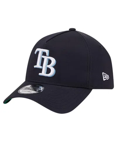 NEW ERA MEN'S NAVY TAMPA BAY RAYS TEAM COLOR A-FRAME 9FORTY ADJUSTABLE HAT