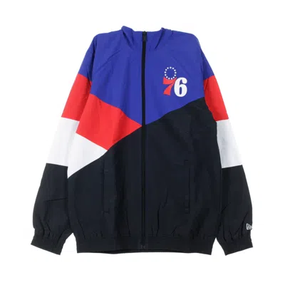 NEW ERA MEN'S NBA COLOR BLOCK WINDBREAKER PHI76E