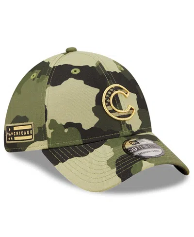 NEW ERA MEN'S NEW ERA CAMO CHICAGO CUBS 2022 ARMED FORCES DAY 39THIRTY FLEX HAT
