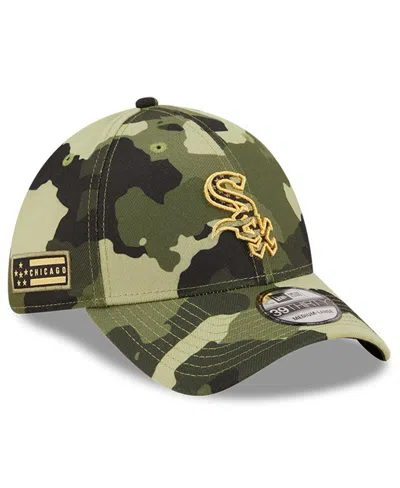 NEW ERA MEN'S NEW ERA CAMO CHICAGO WHITE SOX 2022 ARMED FORCES DAY 39THIRTY FLEX HAT