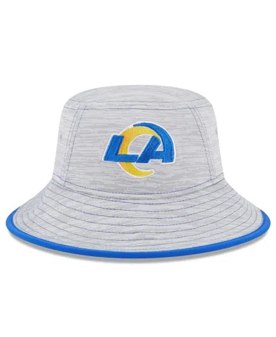 NEW ERA MEN'S NEW ERA GRAY LOS ANGELES RAMS GAME BUCKET HAT