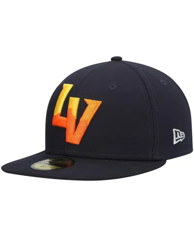 NEW ERA MEN'S NEW ERA NAVY LAS VEGAS AVIATORS AUTHENTIC COLLECTION TEAM ALTERNATE 59FIFTY FITTED HAT