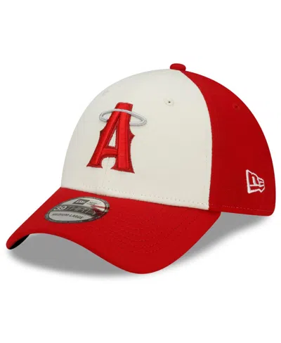 NEW ERA MEN'S NEW ERA RED LOS ANGELES ANGELS CITY CONNECT 39THIRTY FLEX HAT