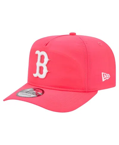 NEW ERA MEN'S PINK BOSTON RED SOX EVERYDAY GOLFER ADJUSTABLE HAT