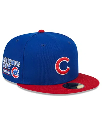 NEW ERA MEN'S ROYAL CHICAGO CUBS BIG LEAGUE CHEW TEAM 59FIFTY FITTED HAT