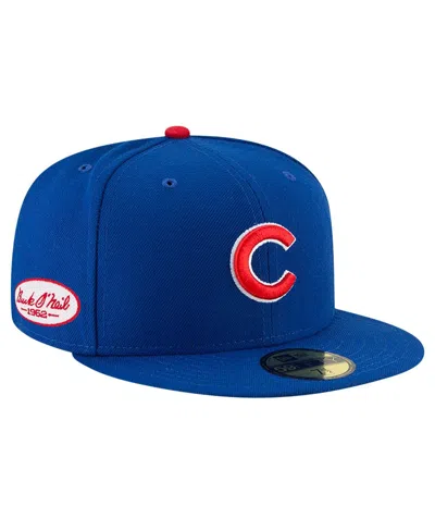 NEW ERA MEN'S ROYAL CHICAGO CUBS BUCK O'NEIL ON FIELD 59FIFTY FITTED HAT