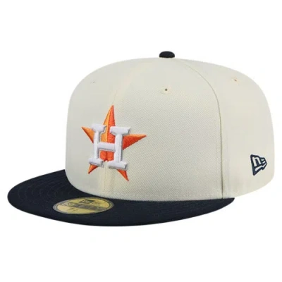 NEW ERA MENS HOUSTON ASTROS NEW ERA ASTROS COOPERSTOWN CHROME 59FIFTY FITTED HAT