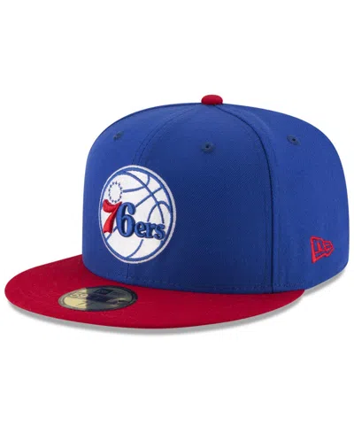 NEW ERA PHILADELPHIA 76ERS BASIC 2 TONE 59FIFTY FITTED CAP