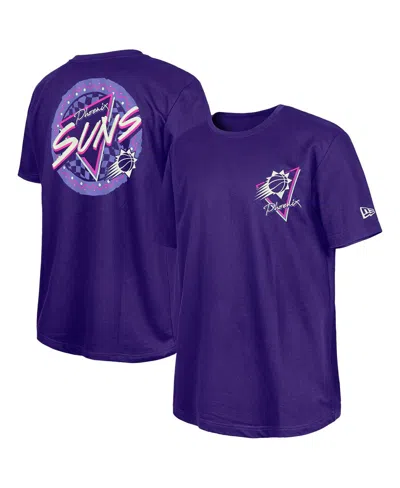 NEW ERA PURPLE PHOENIX SUNS GLOW-IN-THE-DARK T-SHIRT