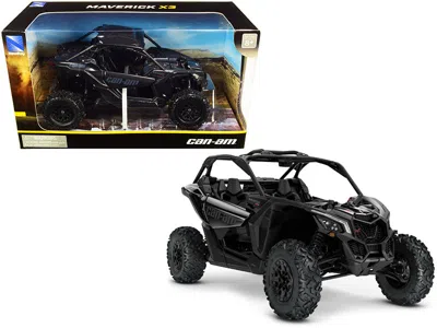 NEW RAY CAN-AM MAVERICK X3 ATV TRIPLE BLACK 1/18 DIECAST MODEL BY NEW RAY
