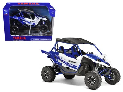 NEW RAY YAMAHA YXZ 1000R TRIPLE CYLINDER BLUE BUGGY 1/18 DIECAST MODEL BY NEW RAY