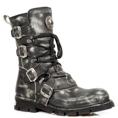 NEW ROCK NEWROCK M.1473 S47 GRAU STIEFEL - ROCK BOOTS - UNISEX