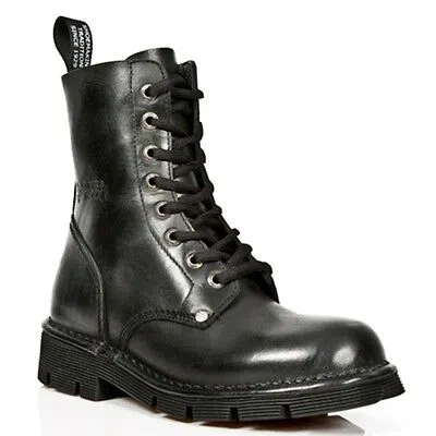 NEW ROCK NEWROCK ROCK BOOTS STYLE M.NEWMILI084 S1 BLACK UNISEX STEEL TOE