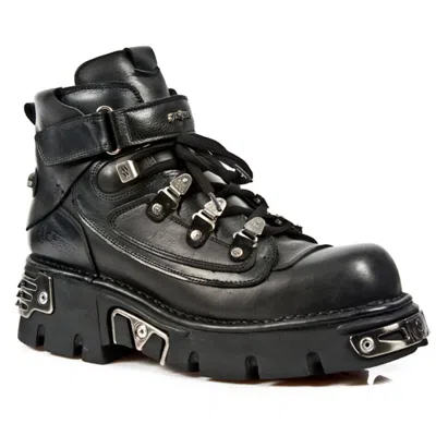 NEW ROCK NEWROCK ROCK UNISEX BOOTS STYLE M.654 S1 BLACK REACTOR