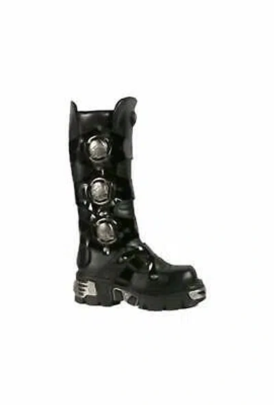 NEW ROCK ROCK MEN'S BOOTS M.750 IN BLACK - SIZE 39