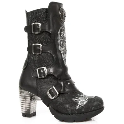 NEW ROCK ROCK M.TR053 S1 SCHWARZ,GRAU - STIEFEL, TRAIL, DAMEN