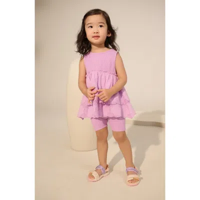 NEXT NEXT KIDS' TIERED TANK & SHORTS SET