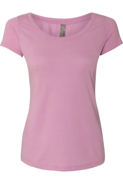 NEXT LEVEL WOMENS TRIBLEND SCOOP NECK T-SHIRT