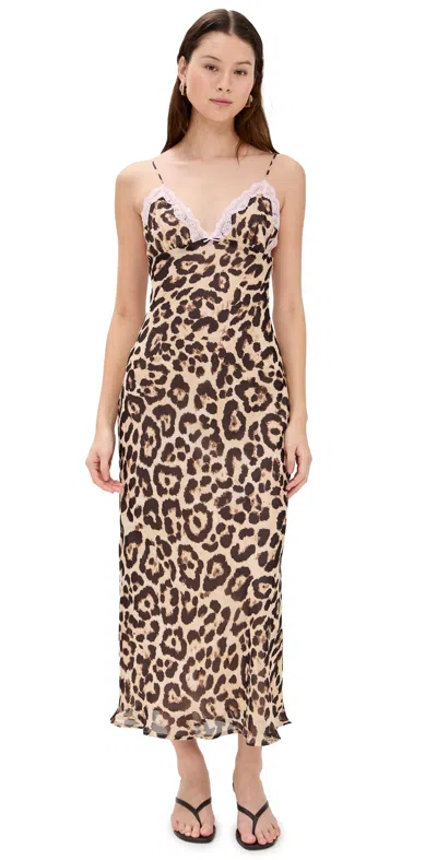 NIA JASMINE DRESS BEIGE