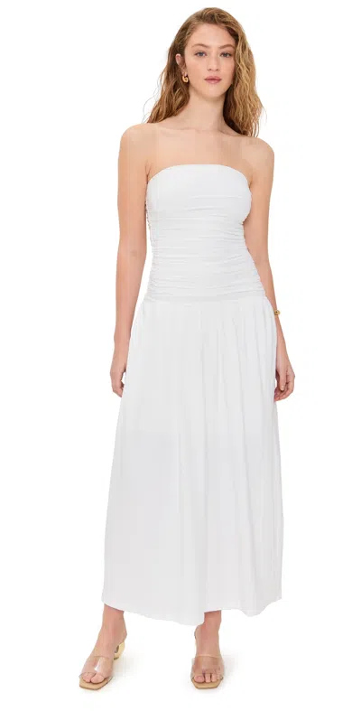 NIA SANTAL DRESS WHITE