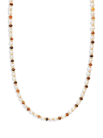 NIALAYA JEWELRY BEAD DETAILING NECKLACE