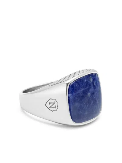 NIALAYA JEWELRY DUMORTIERITE SIGNET RING