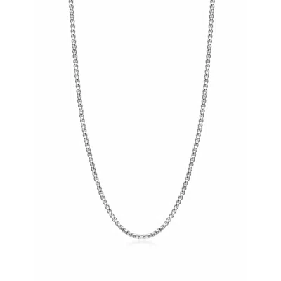 NIALAYA MEN'S SILVER CHAIN