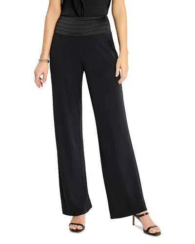NIC + ZOE NIC+ZOE KNIT CREPE CUMMERBUND WIDE LEG PANTS