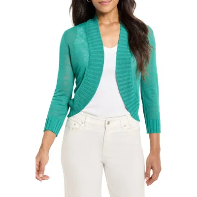 NIC + ZOE NIC+ZOE LINEN BLEND BOLERO CARDIGAN