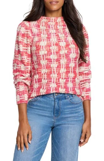 NIC + ZOE NIC+ZOE WAFFLE STITCH SWEATER