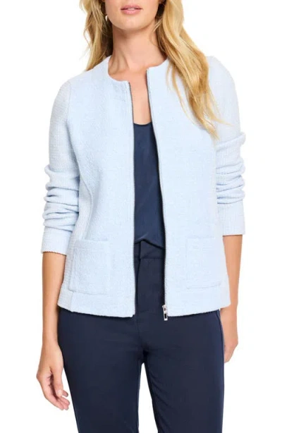 NIC + ZOE NIC+ZOE WOVEN & KNIT ZIP JACKET