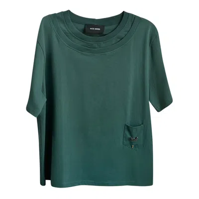 NICE BREED MEN'S GREEN FOREST DOUBLE COLLAR TEE