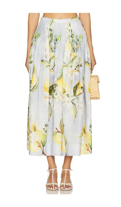 NICHOLAS AMABELLE PINTUCK MIDI SKIRT