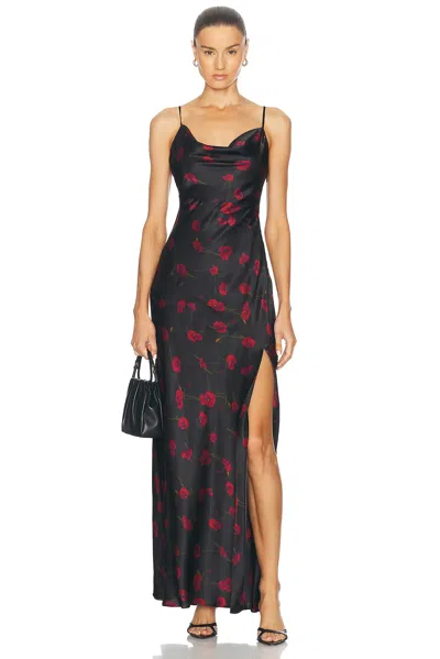 NICHOLAS ARIEL COWL NECK LONG DRESS