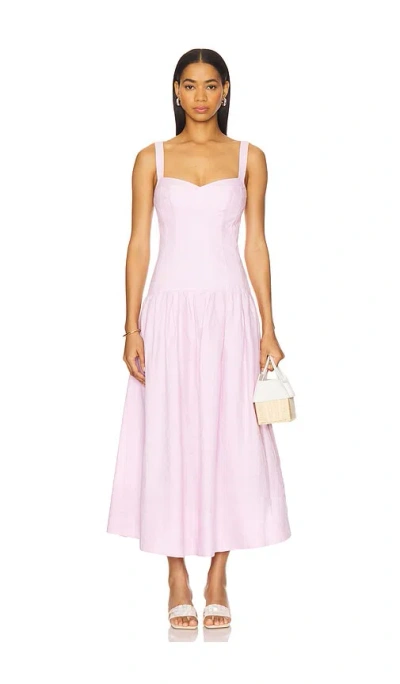 NICHOLAS X REVOLVE MAKENNA CORSET MIDI DRESS