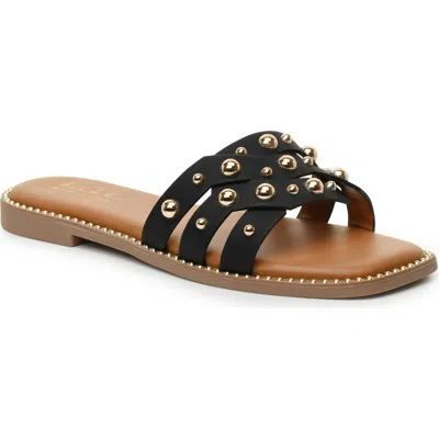 NICOLE MILLER NICOLE MILLER STUDDED SLIDE SANDAL