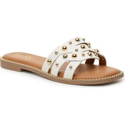 NICOLE MILLER NICOLE MILLER STUDDED SLIDE SANDAL