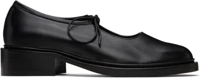 NICOLE SALDAÑA BLACK FABIANA BALLERINA FLATS