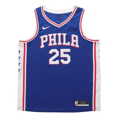 NIKE Nike 2020 Philadelphia 76ers Sports Jersey Men's Dungeon Blue