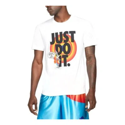 NIKE Nike A New Legacy Large Dunk Printing Short Sleeve White