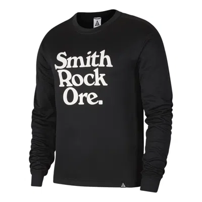 NIKE Nike ACG Gift Shop Long Sleeve T-shirt 'Black White'