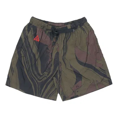 NIKE Nike ACG Mt Fuji Printing Sports Shorts Green Dark green