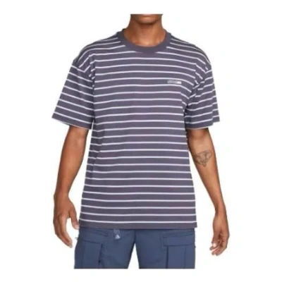 NIKE Nike ACG Stripes T-Shirt 'Purple White'