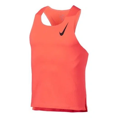 NIKE Nike AeroSwift Breathable Training Sports Running Vest Orange