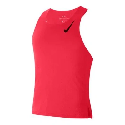 NIKE Nike AeroSwift Breathable Training Sports Running Vest 'Red'