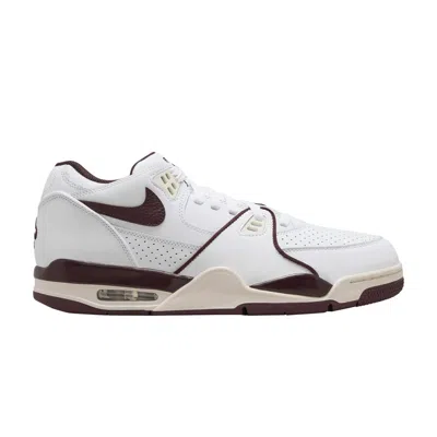 NIKE NIKE AIR FLIGHT 89 LOW 'BURGUNDY CRUSH' | WHITE | MEN'S SIZE 12