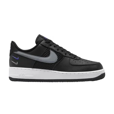 NIKE AIR FORCE 1 '07 'DOUBLE SWOOSH - BLACK RACER BLUE'